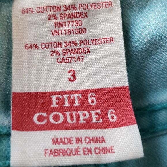 🔹️Mossimo Turquoise Denim Upcycled Skirt Size 3 - Picture 8 of 8